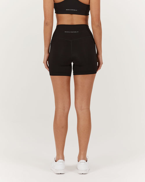 MOTION POCKET SHORTS 6" - BLACK