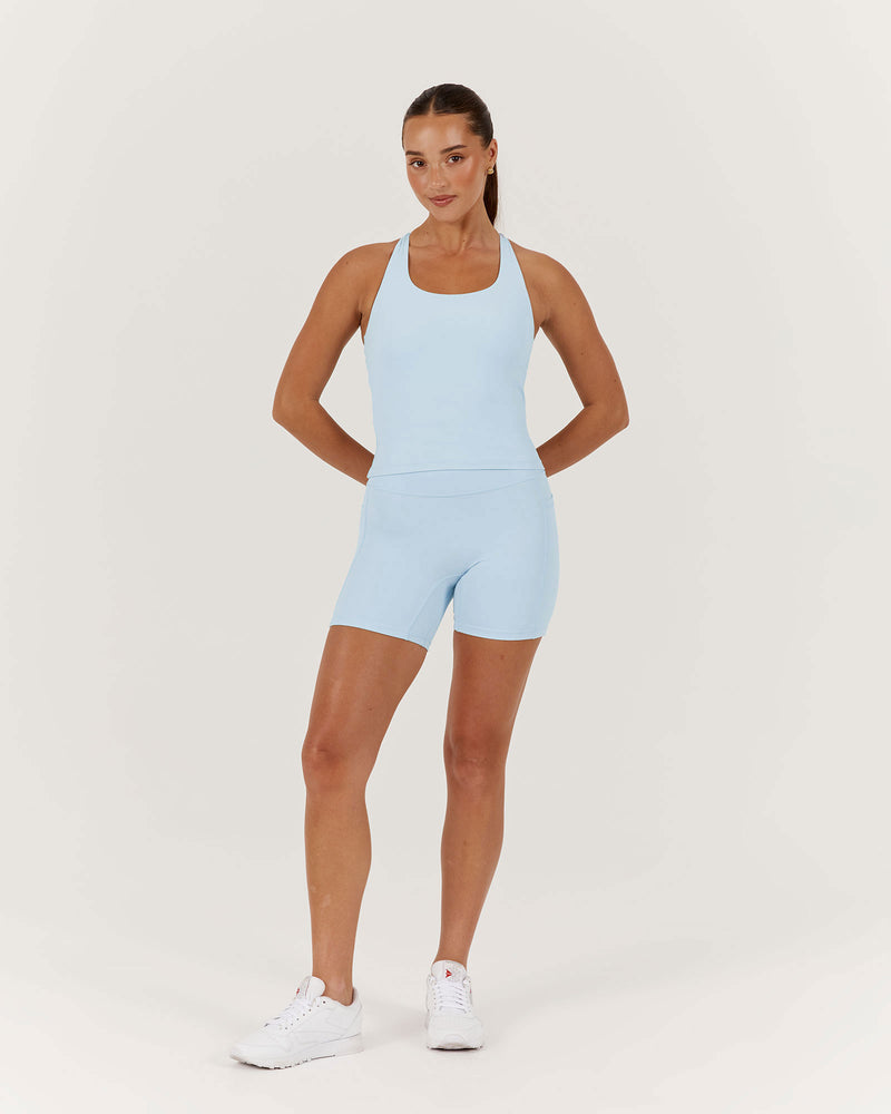 MOTION POCKET SHORTS 6" - ICE BLUE