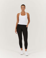 MOTION RACER BACK TOP - WHITE