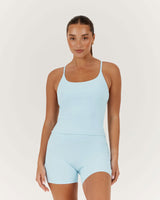 MOTION THIN STRAP TOP - ICE BLUE