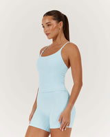 MOTION THIN STRAP TOP - ICE BLUE