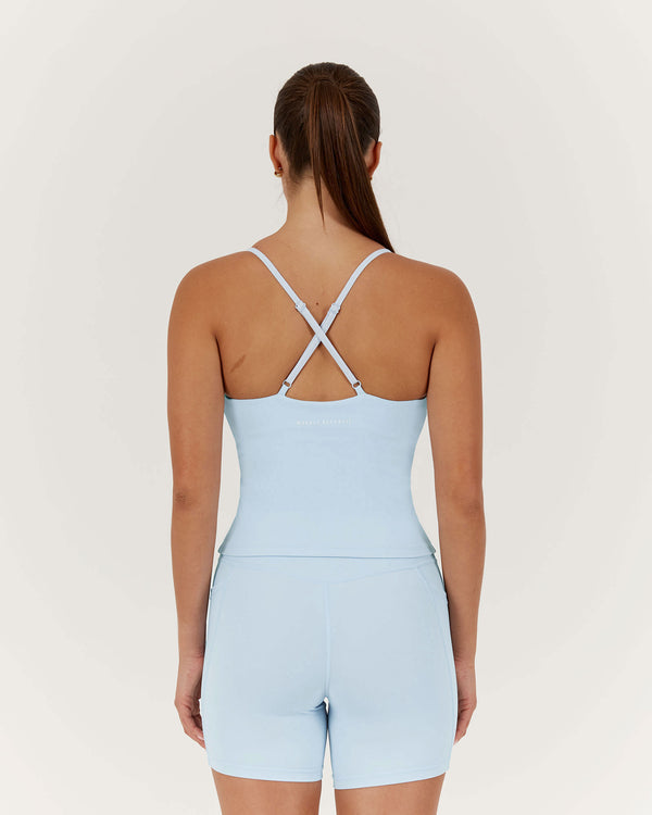 MOTION THIN STRAP TOP - ICE BLUE