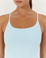 MOTION THIN STRAP TOP - ICE BLUE