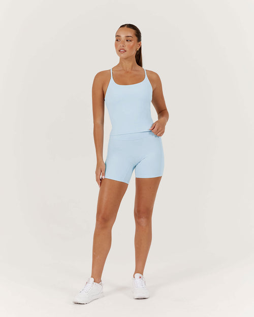 MOTION THIN STRAP TOP - ICE BLUE