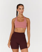 MOTION 360 CROSS BACK BRA - DUSTY ROSE
