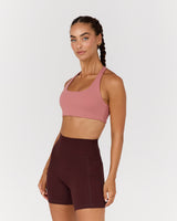 MOTION 360 CROSS BACK BRA - DUSTY ROSE