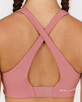 MOTION 360 CROSS BACK BRA - DUSTY ROSE