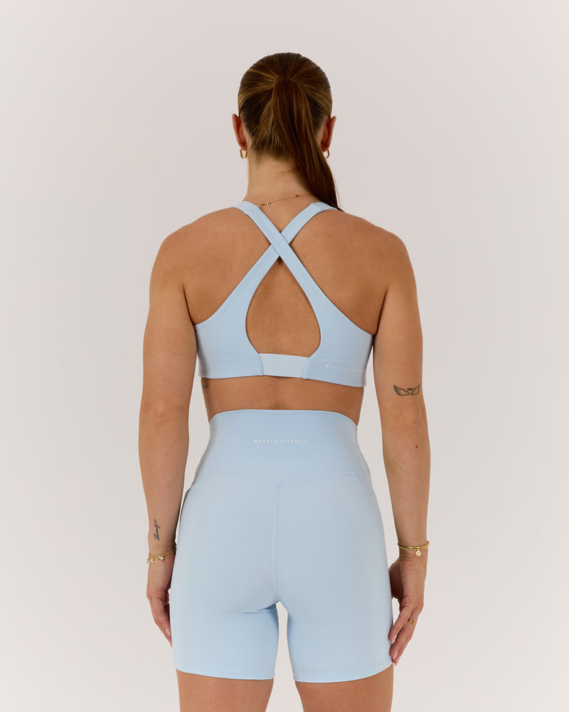 MOTION 360 CROSS BACK BRA - ICE BLUE