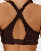 MOTION 360 CROSS BACK BRA - JAVA LEOPARD