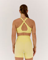 MOTION 360 CROSS BACK BRA - LEMON