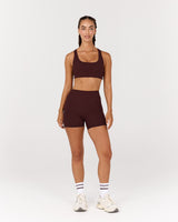 MOTION 360 CROSS BACK BRA - RAISIN