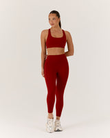 MOTION 360 CROSS BACK BRA - SCARLET