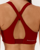 MOTION 360 CROSS BACK BRA - SCARLET