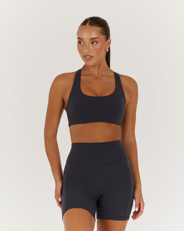 MOTION 360 CROSS BACK BRA - STORM
