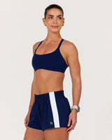 MOTION 360 CROSS BACK RUNNING BRA - AR SONIC BLUE