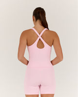 MOTION 360 CROSS BACK TOP - FAIRY FLOSS