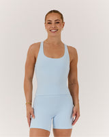 MOTION 360 CROSS BACK TOP - ICE BLUE