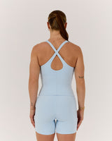 MOTION 360 CROSS BACK TOP - ICE BLUE
