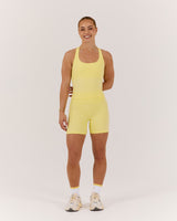 MOTION 360 CROSS BACK TOP - LEMON
