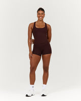 MOTION 360 CROSS BACK TOP - RUM
