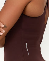 MOTION 360 CROSS BACK TOP - RUM