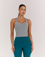 MOTION 360 CROSS BACK TOP - VAPOUR