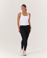 MOTION 360 CROSS BACK TOP - WHITE