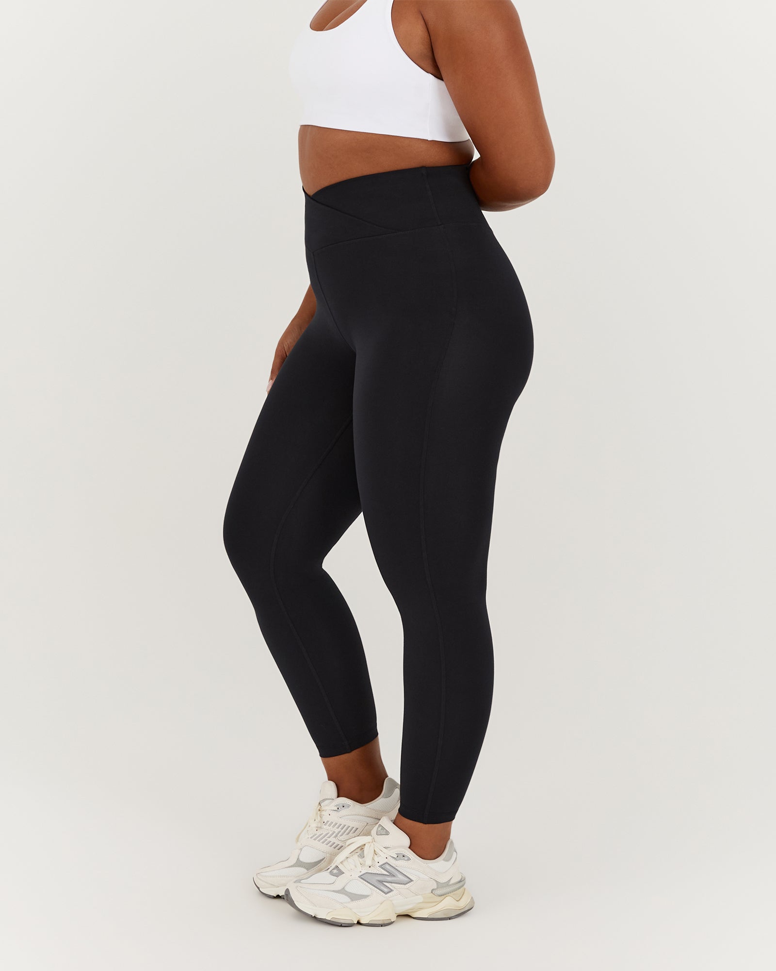 Leggings Da Donna A Vita Alta Svasati Con Tasche, Per Yoga E Allenamento, 73,7 O 78,7 Cm