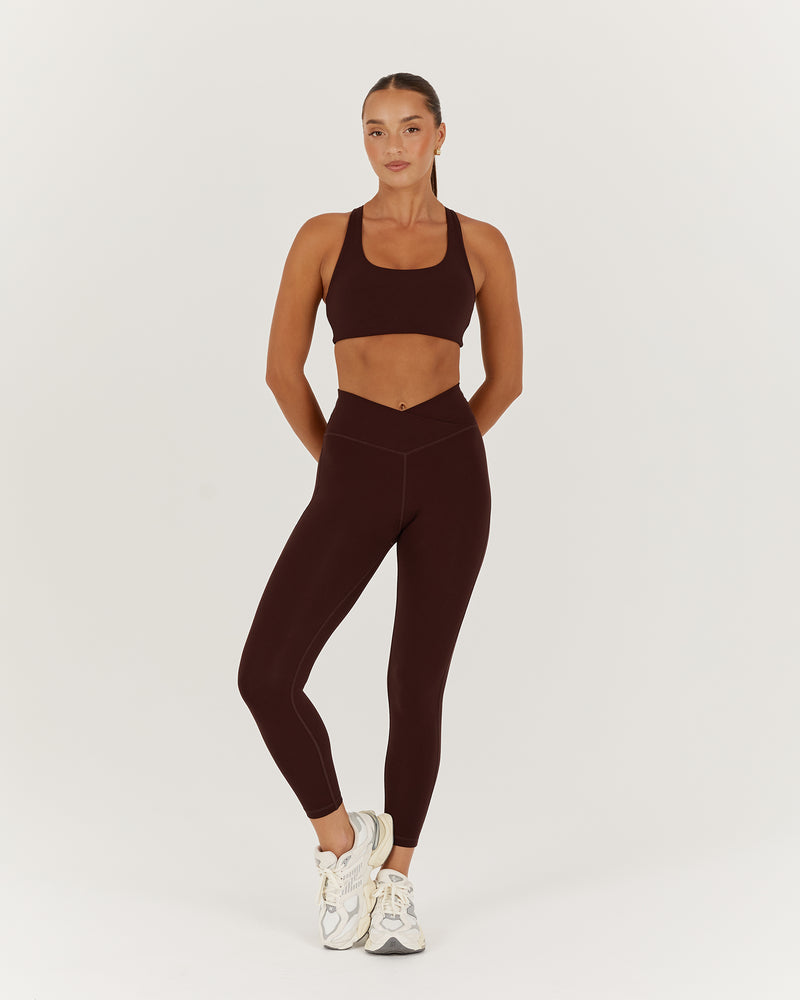 MOTION 360 CROSSOVER LEGGINGS 24" - RUM