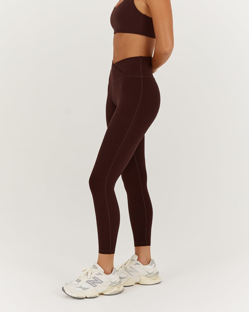 MOTION 360 CROSSOVER LEGGINGS 24" - RUM
