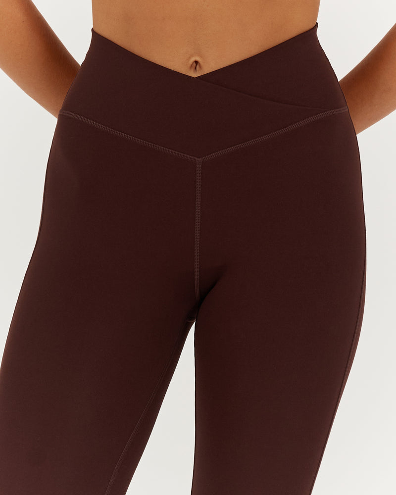 MOTION 360 CROSSOVER LEGGINGS 24" - RUM