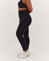 MOTION 360 CROSSOVER LEGGINGS 28" - BLACK