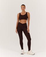 MOTION 360 CROSSOVER LEGGINGS 28" - JAVA LEOPARD