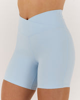 MOTION 360 CROSSOVER SHORTS 6" - ICE BLUE