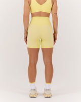 MOTION 360 CROSSOVER SHORTS 6" - LEMON