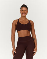 MOTION 360 MOVEMENT SPORTS BRA - RUM