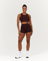 MOTION 360 OPEN BACK LONG LINE SPORTS BRA - RUM