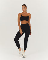 MOTION 360 POCKET LEGGINGS 24" - BLACK