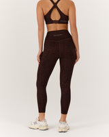 MOTION 360 POCKET LEGGINGS 24" - JAVA LEOPARD
