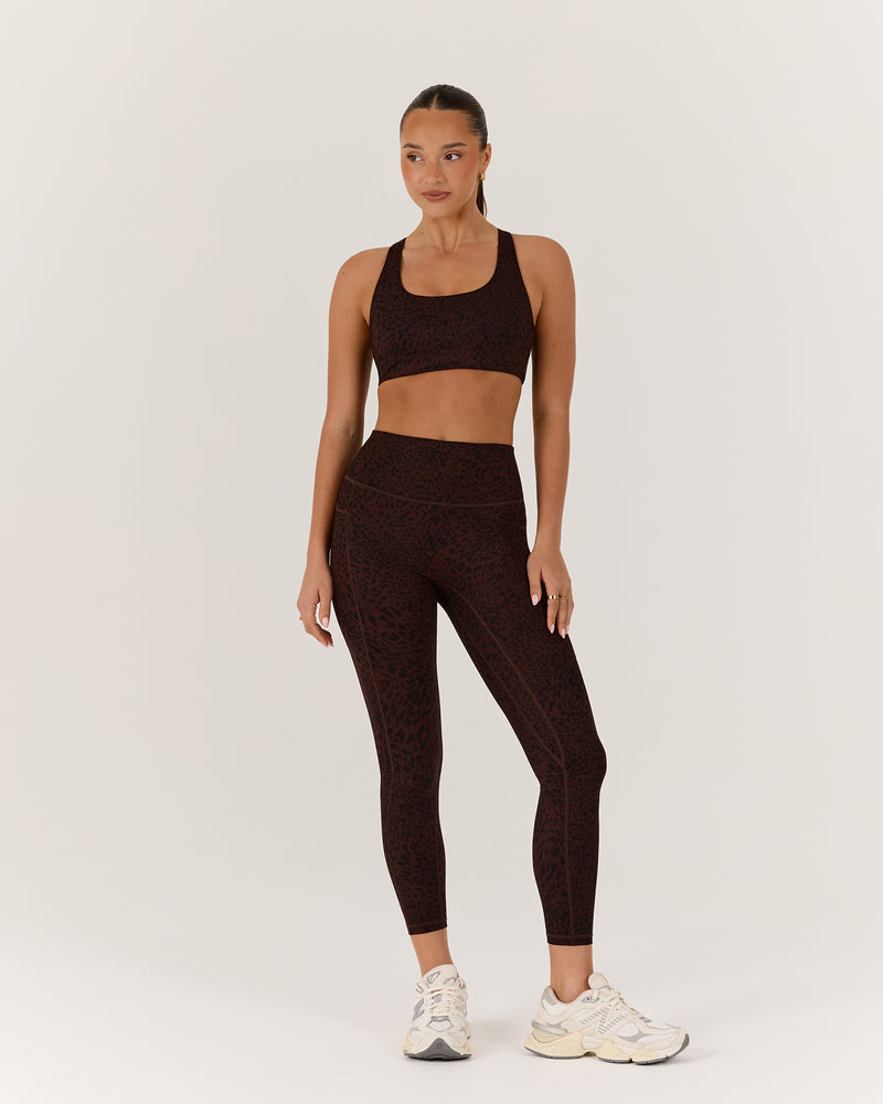 MOTION 360 POCKET LEGGINGS 24" - JAVA LEOPARD