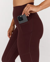 MOTION 360 POCKET 7/8 LEGGINGS - RAISIN