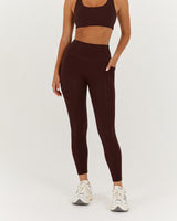 MOTION 360 POCKET LEGGINGS 24" - RUM