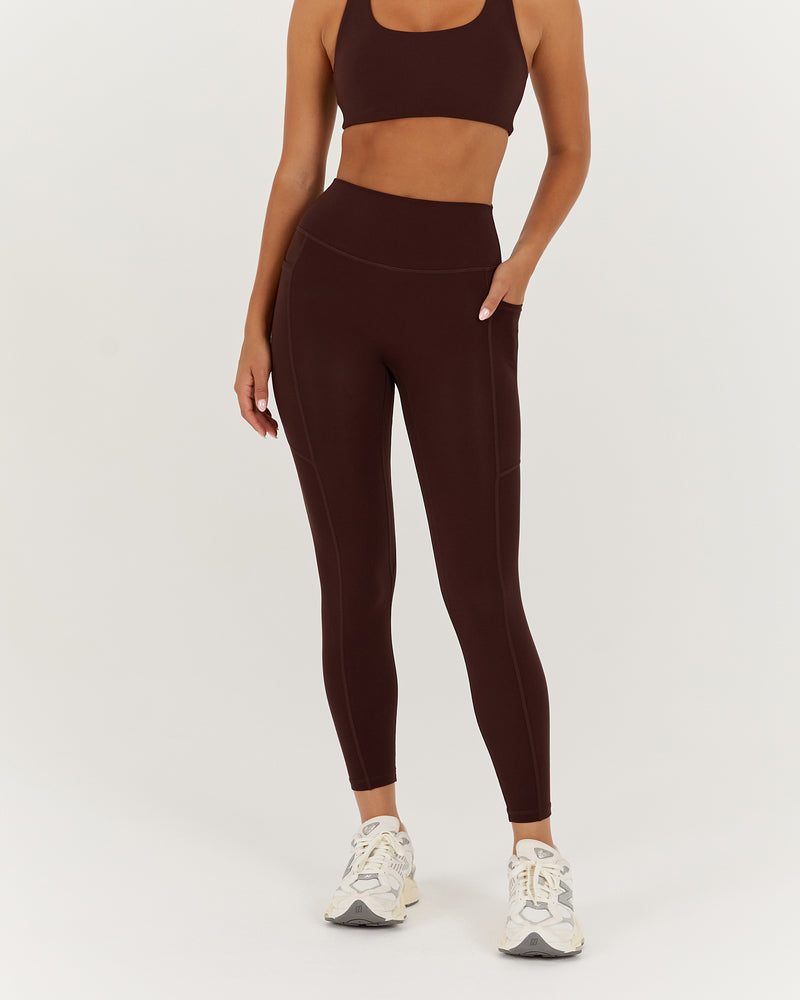 MOTION 360 POCKET LEGGINGS 24" - RUM