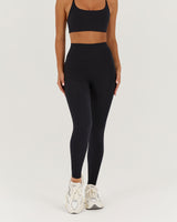 MOTION 360 POCKET LEGGINGS 28" - BLACK