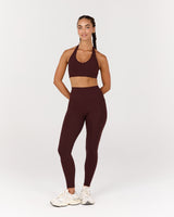 MOTION 360 POCKET FULL LENGTH LEGGINGS - RAISIN