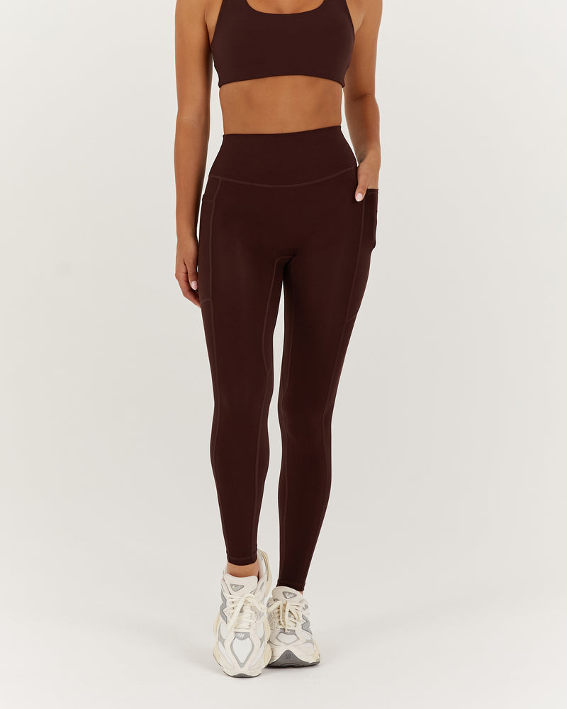 MOTION 360 POCKET LEGGINGS 28" - RUM