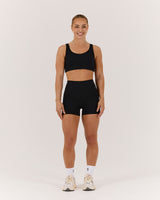 MOTION 360 POCKET SHORTS 4" - BLACK