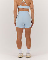 MOTION 360 POCKET SHORTS 4" - ICE BLUE