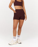 MOTION 360 POCKET SHORTS 4" - RAISIN
