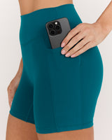 MOTION 360 POCKET SHORTS 6" - DYNAMIC TEAL